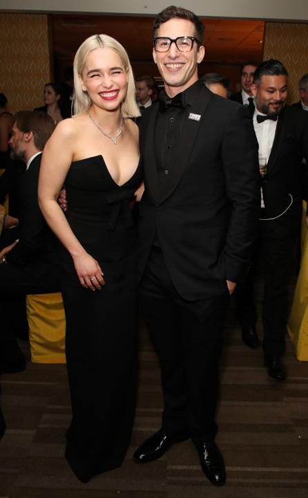 Emilia Clarke & Andy Samberg Emilia Clarke & Andy Samberg