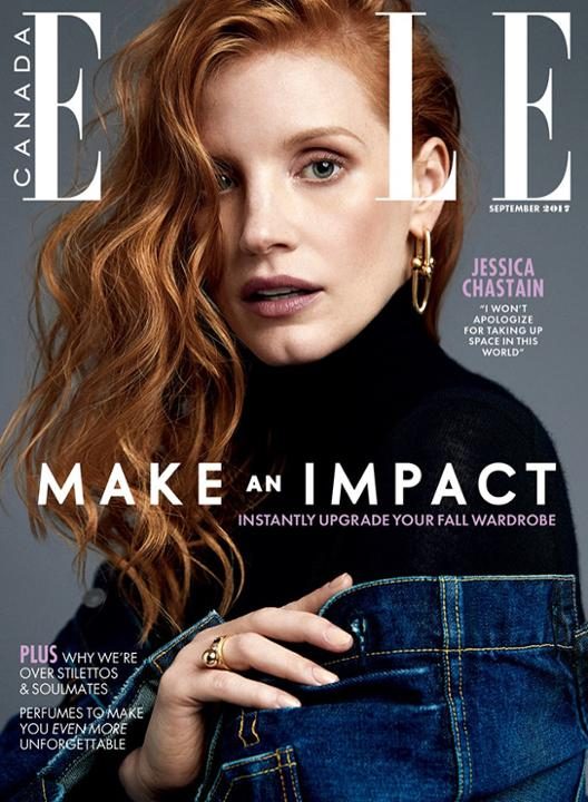 Jessica Chastain, <i>ELLE Canada</i> Jessica Chastain, <i>ELLE Canada</i>