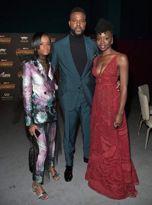 Letitia Wright, Winston Duke & Danai Gurira (Hollywood) Letitia Wright, Winston Duke & Danai Gurira (Hollywood)