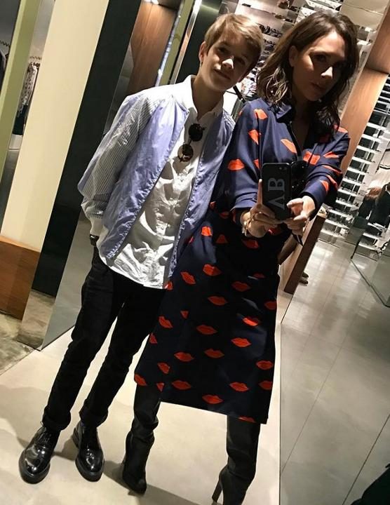 Victoria Beckham & Romeo Victoria Beckham & Romeo