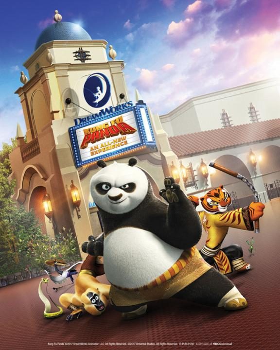 Parte do Kung Fu Panda é lançada no Universal Studios Hollywood Parte do Kung Fu Panda é lançada no Universal Studios Hollywood