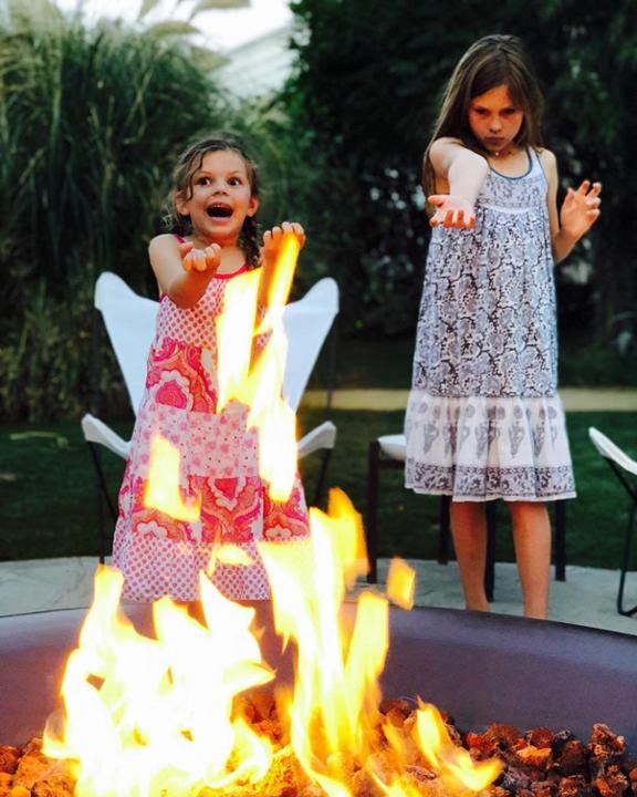 Busy Philipps With Birdie & Cricket Silverstein Busy Philipps With Birdie & Cricket Silverstein