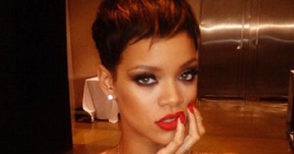 Rihanna Goes Topless Shows Off Pixie Haircut In Top Secret Campaign Photos E News