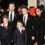 Romeo Beckham, David Beckham, Cruz Beckham, Brooklyn Beckham and Victoria Beckham