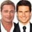 George Clooney, Brad Pitt, Tom Cruise