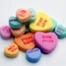 Valentines Candy Hearts