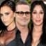Cher, Brad Pitt, Victoria Beckham