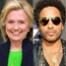 Hillary Clinton, Lenny Kravitz