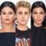 Selena Gomez, Justin Bieber, Kourtney Kardashian