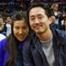 Steven Yeun, Joana Pak, Clippers Game