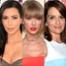 Kim Kardashian, Taylor Swift, Tina Fey