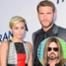 Miley Cyrus, Liam Hemsworth, Billy Ray Cyrus