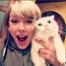 Taylor Swift, cat selfie, Instagram