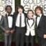 Candids, Caleb McLaughlin, Finn Wolfhard, Noah Schnapp, Gaten Matarazzo, 2017 Golden Globes