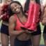 Simone Biles, Houston Texans Cheerleaders