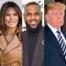 Melania Trump, Lebron James, Donald Trump