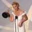 Katherine Heigl with an Emmy