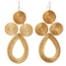 Anthropologie Sculpted Glass Earrings