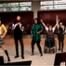 Lea Michele, Chris Colfer, Amber Riley, Kevin McHale, Jenna Ushkowitz, Glee