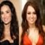 Demi Moore, Miley Cyrus