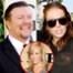 Ricky Gervais, Lindsay Lohan, Chelsea Handler
