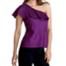 ABS by Allen Schwartz Ruffled One-Shoulder Blouse