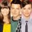 Lea Michele, Cory Monteith, Chris Colfer