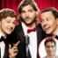 Two and a Half Men Cast, Charlie Sheen Halloween mask