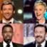 Ricky Gervais, Hugh Jackman, Ellen DeGeneres, Chris Rock