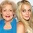 Betty White, Lindsay Lohan