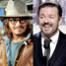Johnny Depp, Ricky Gervais