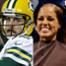 Aaron Rodgers, Megan Meadors, Colts Cheerleader
