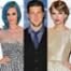 Katy Perry, Tim Tebow, Taylor Swift 