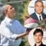 Barack Obama, Tobey Maguire, George Clooney