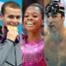 Tyler Clary, Gabby Douglas, Michael Phelps