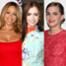 Mariah Carey, Lily Collins, Emma Watson 