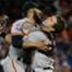  Sergio Romo, Buster Posey, San Francisco Giants, World Series Win