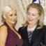 Christina Aguilera, Hilary Clinton