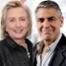 George Clooney, Hilary Clinton