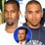 Kanye West, Chris Brown, Jimmy Kimmel