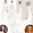 Angelina Jolie, Jennifer Aniston, Wedding Dress Sketch, Watters