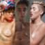 Rihanna, Justin Bieber, Miley Cyrus