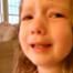 Little girl crying over George Washington