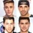Zac Efron, Justin Bieber, Drake, Nick Jonas