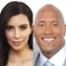 Dwayne Johnson, Kim Kardashian