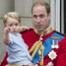  Queen Elizabeth II, Royals, Prince George, Prince William, Ducess of Cambridge, Catherine, Trooping of the Colour