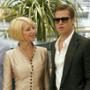Ellen Barkin, Brad Pitt  
