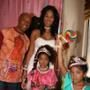 Russell Simmons, Ming Lee Simmons, Kimora Lee Simmons, Aoki Lee Simmons