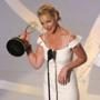 Katherine Heigl with an Emmy