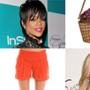 Rihanna, Jessica Simpson, Armani Exchange Shorts, Cupcake Purse